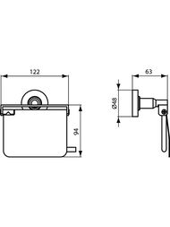 Бумагодержатель Ideal Standard IOM A9127AA