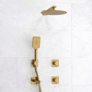 Душевая система WasserKRAFT Schunter A8251.307.308.180.259.285.194.201 встраиваемая, матовое золото
