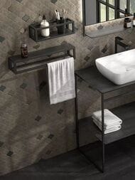 Декор KERAMA MARAZZI Арабески котто (65х65) металл, черный OS\B45\65001 (шт.)
