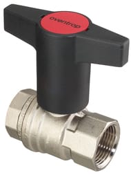Кран шаровый Oventrop Optibal 3/4"ВВ DN-20 полнопроходной, 16 бар, латунь, удлиненная ручка, 1077106