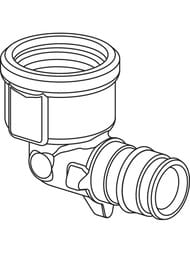 �������� Uponor Q&E 90� � ���������� ������� 20-1/2"BP, DR-������ 1023024