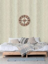 Обои виниловые на флизелине Grandeco Anastasia A55209 (1,06х10,05) штукатурка, бежевые (рул.)