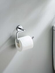 Держатель для туалетной бумаги Aquatek Бетта AQ4608CR подвесной, без крышки, цвет: хром