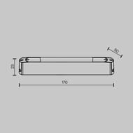 ���������� Maytoni ����������� 711009, 168��, IP20, �����
