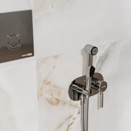 Смеситель WasserKRAFT Main 4138 встраиваемый, однозахватный, с гиг. душем, цвет: хром — изображение 5