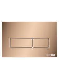 Инсталляция для унитаза WasserKRAFT Aller с клавишей смыва, розовое золото 10TLT.010.ME.RG03