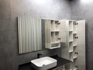 Зеркало-шкаф COMFORTY Прага-120 (1180х800х140) подвесной, дуб белый 00004136262