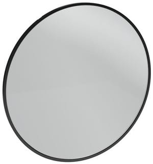 Зеркало в цветной раме Jacob Delafon Odeon Rive Gauche 70см, круглое, рама черный сатин EB1177-S14