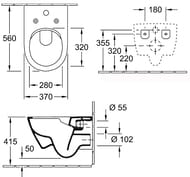 ������ ��������� Villeroy & Boch Subway 2.0 5614 A1 R1 (370�560�365) ��� ������, ViFresh,CeramicPlus