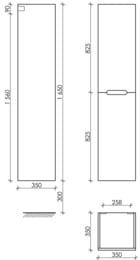 ����-����� SANCOS Norma 2.0 (350x350x1650) ���������, ��� ������, ����� PNR2.035W