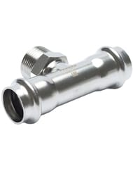 Тройник пресс Franta 35х3/4"Нх35, нержавеющая сталь SUS 304, V23353400G