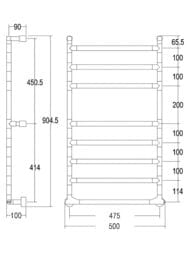 ����������������� ������������� Margaroli Sereno ���� 574/8/M Switch box Chrome