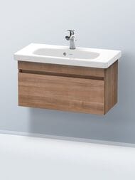 Тумба под раковину Duravit DuraStyle (730х398х368) подвесная,1 ящик, орех натуральный DS639907979