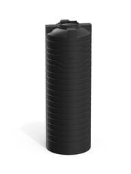 Емкость Polimer Group N-1000 (2275х784) 1000л, цилиндрическая, вертикальная, узкая, черная, TN1000S1