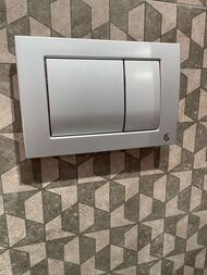 Уценка! Клавиша смыва для инсталляций Ideal Standard Metal Dual двойная, матовый хром VV656006 - уценка. — миниатюра 2
