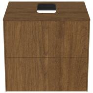 Тумба под раковину Ideal Standard CONCA (600x505x550) 2 ящ , темн.орех, столешница с вырезом T3940Y5 — изображение 2