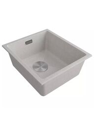 Мойка LUMI 41UNI, IT-GRANIT, LU41-BE, бежевый, 410х460, Paulmark