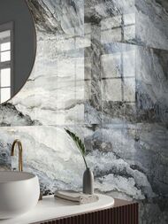 Керамогранитная плитка Sant Agostino Mystic Ocean krystal (600х1200) мрамор, синяя (кв.м.) — миниатюра 3