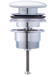 Донный клапан DURAVIT 0050790000 click-clack, диаметр 65 мм, цвет: белый глянец