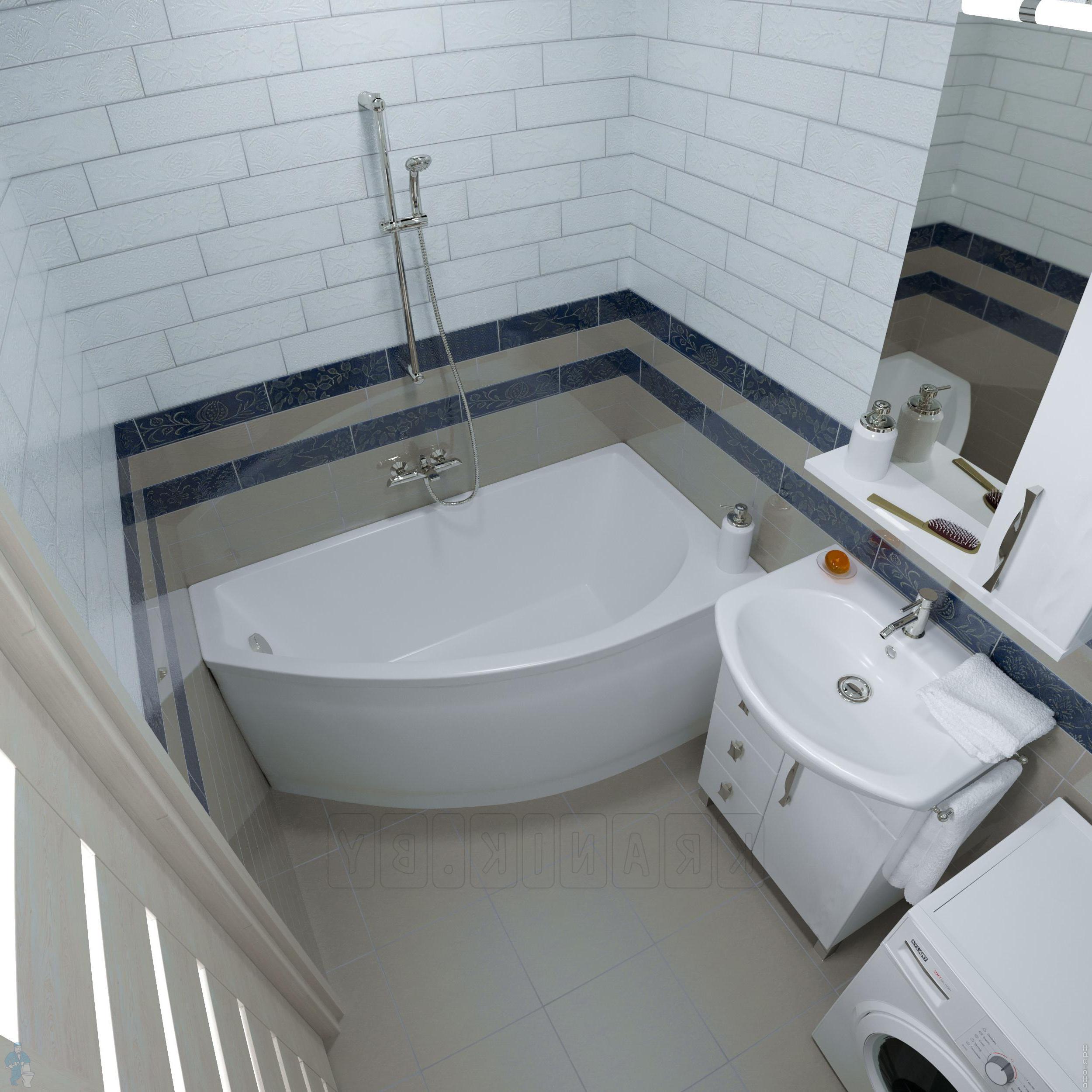 Ванна акриловая асимметричная Triton Бэлла (1400х750) левая, с каркасом ...