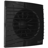 Вентилятор DICITI SILENT D100 накладной, 87 м3/ч, 25 дБ, обр.клапан, Obsidian, SILENT 4C Obsidian