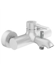 Смеситель для ванны/душа Ideal Standard CERALINE BC199U5 однозахватный, матовый белый/хром