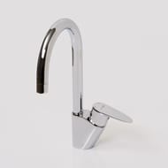 Смеситель для кухни WasserKRAFT Leine 3507 однозахватный, высокий, поворотный излив, цвет: хром