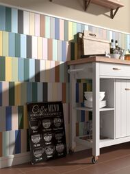 Плитка настенная EQUIPE COSTA NOVA Tansy Green Matt (50х200) моноколор, зеленая, 28456 (кв.м.)