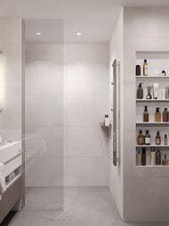 Керамогранитная плитка Staro Concreto Polar 60x120 Matt (600х1200) бетон, светло-серая (кв.м.)