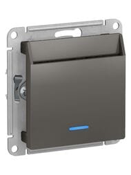 Выключатель Systeme Electric ATLASDESIGN карточный, механизм, СТАЛЬ ATN000967