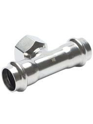 Тройник пресс Franta 18х1/2"Вх18, нержавеющая сталь SUS 304, V22181200G
