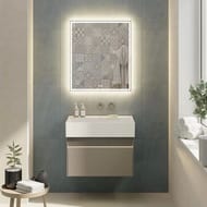 Тумба под раковину KERAMA MARAZZI TECNOLOGICA Logica подвесная с ящиками, 670х460х403, песчаный LOG.70.2\SAN