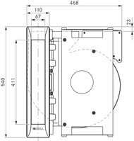 ������� BORA Professional 3.0 (110�540) � ������������, ����. � ����, 670�3/�, 550 ��, ����. PKAS3AB