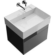 Тумба под раковину KERAMA MARAZZI TECNOLOGICA Logica подвесная с ящиками 564х460х403, стальной серый LOG.60.2\ST