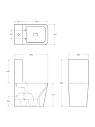 ������-������� BelBagno Ardente-R 675�365�820 ������������, ����� BB02093CPR+BB02093T