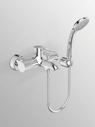 Смеситель для ванны/душа Ideal Standard CERALINE BC270AA настенный, однозахватный, с душ  гарн