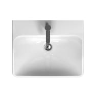 Geberit Smyle Square Тумба с раковиной 60 см, белый глянец +Зеркальный шкаф, подсветка 529.352.00.6