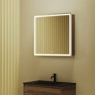 Зеркало-шкаф SANCOS Mirror (790х150х740) подвесное,LED-подсв.,сенсорное управ.,дуб чарльстон MI80ECH