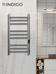 Полотенцесушитель Indigo Line Trinity 800х400 (таймер, скрыт.монт, унив.подкл) Graphite Metallic