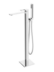 Смеситель для ванны/душа BelBagno LUCE LUC-FMT-CRM напольный, хром