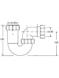 ����� P-�������� McAlpine (40�40��) � �������������� ������� 135�� 5255
