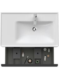Тумба под раковину Duravit D-Neo 784х440х452 подвесная, 1 ящик, цвет: белый матовый DE4255004180000 — изображение 2