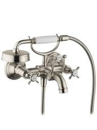 Смеситель Axor Montreux 16551820 для ванны двухзахватный, шлифованный никель