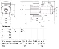 Насос поверхностный Native by WILO MHL 402-1/E-3-400-50-2   2479855