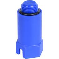 Заглушка тестовая STOUT 1/2", длинная, синяя,  SFA-0035-100012