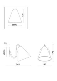 Настенный светильник Freya Falke (Фок) FR8001WL-01WG, 220/240 V, IP20,белый — миниатюра 10