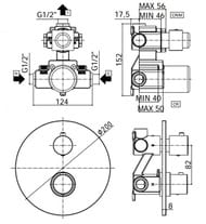 ��������� ��� ���� Paffoni Light LIQ013CR ���������, ������������, � ���������� ������, ����