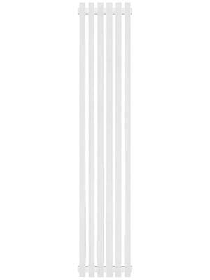 Дизайн-радиатор STOUT Tube Quadro 6 секц. ниж.центр.подкл. QV40-1750-6 CU RAL1T104S9016 белый.муар