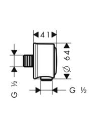��������� ���������� Axor Montreux Fixfit Classic � ������� �� ��������� ���� ����, ������16884820