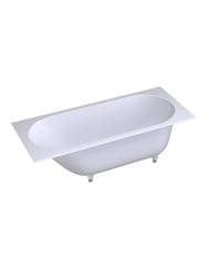 Ванна встраиваемая Salini Ornella (1700х700х600) иск.камень, S-Sense, матовая 102313MF